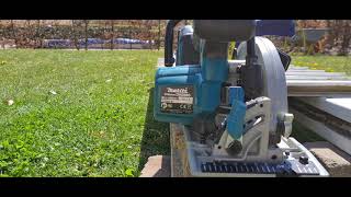 Makita DHS680 90 degrees through cut [upl. by Nerrej]