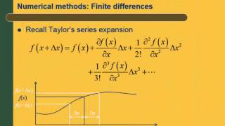 CE 531 Mod 44a Finite Difference Formulation [upl. by Zennie]