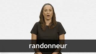 How to pronounce RANDONNEUR in French [upl. by Greenman]