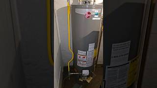 HOW TO LIGHT HOT WATER HEATER PILOT LIGHT d2dnyac hvac hvactechnician DIY [upl. by Nassah]