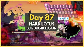 Maplestory Reboot  Cadena solo Hard Lotus 4K legion [upl. by Karissa39]