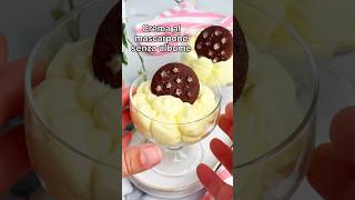 Crema al mascarpone senza albumi solo con i tuorli pastorizzati  Ricette che Passione [upl. by Nyrmak]