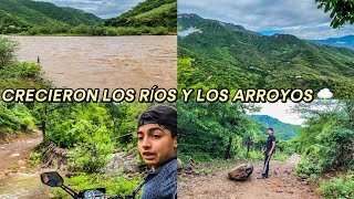 CRECIERON LOS RÍOS Y LOS ARROYOSCON DOS DÍAS DE AGUACERO⛈️ [upl. by Yneffit]