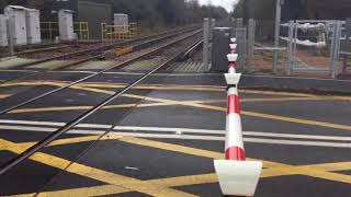 Ashtead Station Level Crossing Surrey Sunday 04032018 [upl. by Animlehliw858]