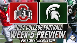 Ohio State vs Michigan State Preview and Prediction  College Football Week 5 [upl. by Jarlathus]