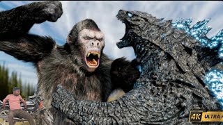 Most Dramatic TRex AttackGODILLA x Kong 2 The New Empire DINOSAOR Jurassic 4 Sitaram Vfx Magic [upl. by Kleinstein227]