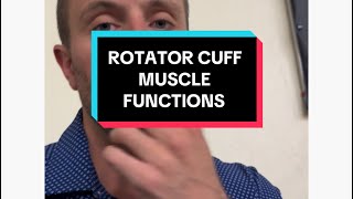 Rotator Cuff Muscle Functions [upl. by Watt]