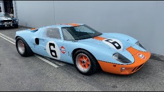 Superformance GT40 Mark I — amazing exhaust sounds [upl. by Gladine]