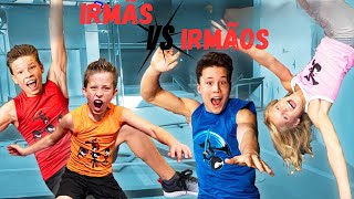 Irmãs vs irmãos 🥊 Quem ganhará a competição desportiva  Ninja Kidz [upl. by Annayar]