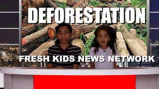 What is Deforestation Brought to you by The Fresh Kids News NetworkDeforestation for kids [upl. by Ianahs]