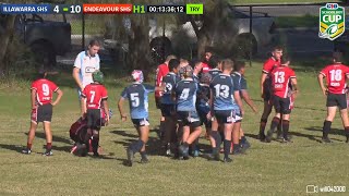 U13 SBC  Illawarra SHS VS Endeavour SHS [upl. by Serolod]