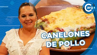 CÓMO HAGO CANELONES DE POLLO Y VERDURA [upl. by Newol19]