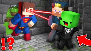 JJ and Mikey Survived 100 Days in SUPERHERO PRISON in Minecraft  Maizen [upl. by Elehcim]