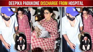 Deepika Padukone First Look With Newborn Baby After Delivery As She Discharge From Hospital [upl. by Evelunn]