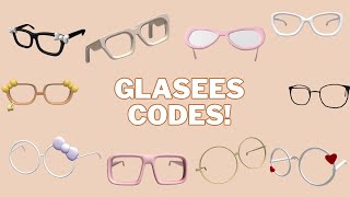 Aesthetic Glasses Codes  Bloxburg Berry Avenue Brookhaven [upl. by Aennil]