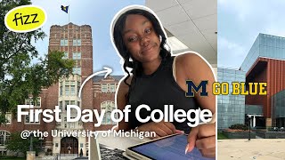 First Day of College 2024  Sophomore  the University of Michigan UMICH [upl. by Araeic]