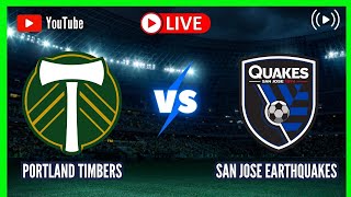 PORTLAND TIMBERS vs SAN JOSE EARTHQUAKES LIVE MAJOR LEAGUE SOCCER MLS 2023 ROUND 30 SCOREBOARD [upl. by Swartz]