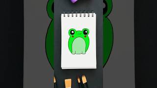 Simple Frog Drawing [upl. by Codi]