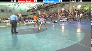 FILA Cadet 69 KG Cameron Harrell vs Kyle Kaminski [upl. by Sonstrom442]