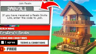 Lifesteal SMP Realm Code For Minecraft Bedrock 2024 [upl. by Anifad593]