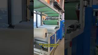 Hot Melt Glue Spray EVA Coating and Lamination MachineHot Glue Melt MachineCompound machine [upl. by Aisatal]