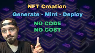 Generate  Mint  Deploy ENTIRE NFT COLLECTION  NO CODE FOR FREE 2022 [upl. by Eellac844]