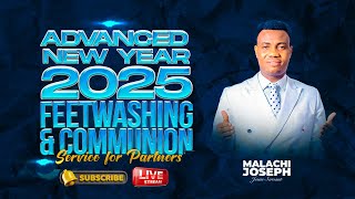 Advanced new year 2025 feetwashing and communion service for partners  Jesus Servant Malachi Joseph [upl. by Wamsley]