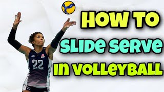 how to slide serve in volleyball [upl. by Aramit]