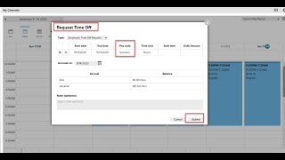 Kronos Time off Request Tutorial [upl. by Schacker]