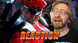 MAX REACTS Street Fighter 6  Bison Gameplay Reveal [upl. by Kean]