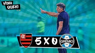 ELIMINAÇÃO VEXATÓRIA NO MARACANÃ  FLAMENGO 5x0 GRÊMIO [upl. by Assenej]