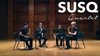 Eugene Bozza  Andante et Scherzo  SUSQ Saxophone Quartet [upl. by Latrena]