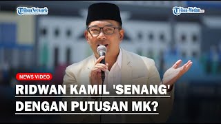 RIDWAN KAMIL SENANG dengan Putusan MK Pastikan Daftar Jakarta 28 Agustus 2024❗ [upl. by Nywles]