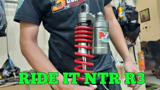 SERVIS SHOCK RIDE IT NTR R3 MATIC JOSS LAGI [upl. by Ariamo465]