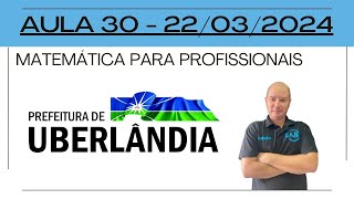 PROVA DE UBERLÂNDIA  PROFESSORES DE MATEMÁTICA [upl. by Ash769]