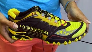 La Sportiva Bushido Mtn Running Shoe  Best New Products OutDoor 2013 [upl. by Ahpla]