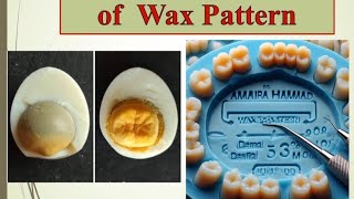 Prerequisites of Wax Pattern متطلبات ماقبل نموذج شمع التيجان [upl. by Atok]