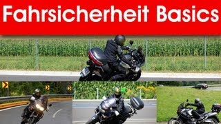 Motorrad fahren lernen  How to  Fahrsicherheitstraining  Blicktechnik Bremstechnik Linie [upl. by Nerwal]