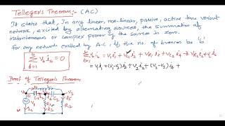 Tellegens theorem with example Network Theory By Dr Rahul Kumar [upl. by Enrobyalc294]