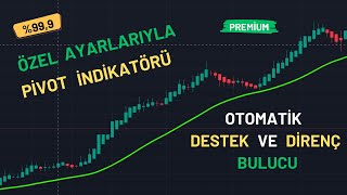 OTOMATİK DESTEK VE DİRENÇ BULUCU EN İYİ TRADINGVIEW İNDİKATÖRÜ [upl. by Pawsner53]