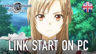 Sword Art Online Hollow Realization  PS4VitaPC  Link start on PC PC announcement trailer [upl. by Yanehc]