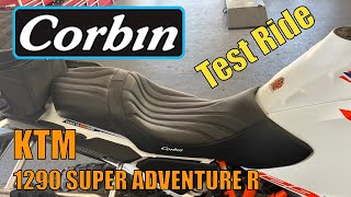 Testing a Corbin Seat on my KTM 1290 Super Adventure [upl. by Antony]