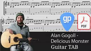 Alan Gogoll Delicious Monster Guitar Tabs TABS [upl. by Madge]