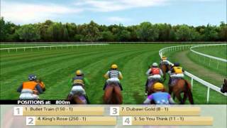 Frankel vs Black Caviar Simulation [upl. by Airalednac164]