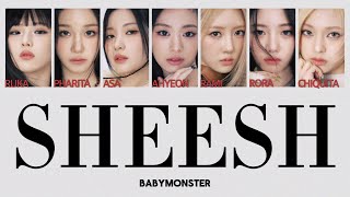 ［SHEESH］BABYMONSTER 日本語訳 [upl. by Sivrep]