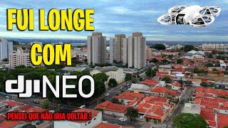 Fui longe passar entre os prédios com o DJI NEO [upl. by Jovita]