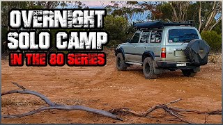 Overnight Solo Camp In The 80 Series amp A Bit Of An Update  South Australia [upl. by Ahsyla]