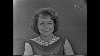 19610410 To Tell the TruthBetty White Tom Poston Pat Carroll Johnny Carson [upl. by Wolfy]