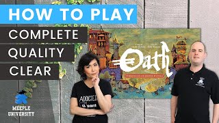 Oath Chronicles of Empire and Exile Board Game  How To Play Tarrants BEST work D [upl. by Eimmaj]