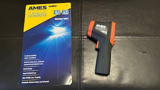 Harbor Freight Ames Infrared Thermometer Unboxing amp Overview [upl. by Japeth694]